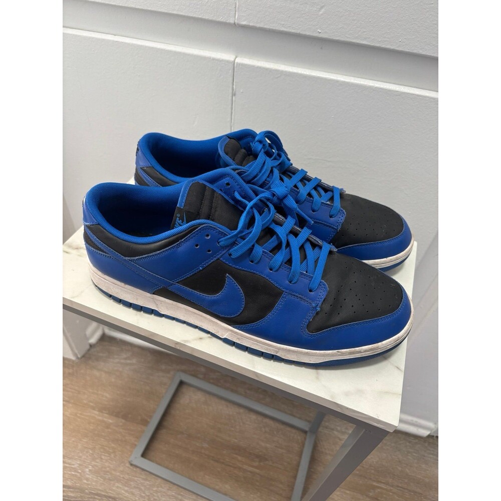 Nike Dunk Low Hyper Cobalt Black 2021 DD1391-001 Mens Size 15 Sneakers